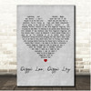 Herreys Diggi Loo, Diggi Ley Grey Heart Song Lyric Print