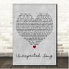 Andrew Lloyd Webber and Sarah Brightman Unexpected Song Grey Heart Song Lyric Print