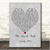 Jane McDonald The Hand That Leads Me Grey Heart Song Lyric Print