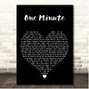 Judie Tzuke One Minute Black Heart Song Lyric Print