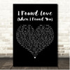 Kenny Wayne Shepherd I Found Love (When I Found You) Black Heart Song Lyric Print