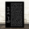 Seether Against The Wall Black Script Song Lyric Quote Print