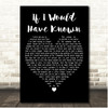 Kyle Hume If I Would Have Known Black Heart Song Lyric Print