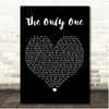 Lionel Richie Only One Black Heart Song Lyric Print