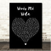 Marc Anthony Vivir Mi Vida Black Heart Song Lyric Print