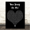 Marc Anthony You Sang to Me Black Heart Song Lyric Print