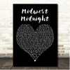Michael Stanley Midwest Midnight Black Heart Song Lyric Print