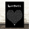 Michelle Gayle Sweetness Black Heart Song Lyric Print