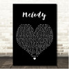 Molly Johnson Melody Black Heart Song Lyric Print