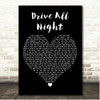 NEEDTOBREATHE Drive All Night Black Heart Song Lyric Print