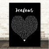 Nick Jonas Jealous Black Heart Song Lyric Print