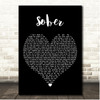 P!nk Sober Black Heart Song Lyric Print