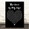 Pandora The Love of My Life Black Heart Song Lyric Print