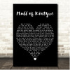 Paul McCartney & Wings Mull of Kintyre Black Heart Song Lyric Print