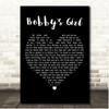 Rob Longhorn Bobbys Girl Black Heart Song Lyric Print
