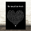 Ruelle The World We Made Black Heart Song Lyric Print