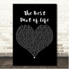 SAINt JHN The Best Part of Life Black Heart Song Lyric Print