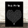 Sam Feldt & Sam Fischer Pick Me Up Black Heart Song Lyric Print