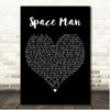 Sam Ryder Space Man Black Heart Song Lyric Print