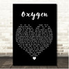 Steffany Gretzinger Oxygen Black Heart Song Lyric Print