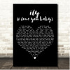Surf Mesa Featuring Emilee ily (i love you baby) Black Heart Song Lyric Print