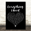 Big Country Everything I Need Black Heart Song Lyric Print