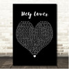 The Daughters of Eve Hey Lover Black Heart Song Lyric Print