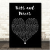 The Dave Clark Five Bits and Pieces Black Heart Song Lyric Print
