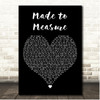 The Hoosiers Made to Measure Black Heart Song Lyric Print