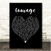 The Tragically Hip Courage Black Heart Song Lyric Print