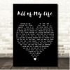 Todd Snider All of My Life Black Heart Song Lyric Print