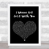 Stereophonics I Wanna Get Lost With You Black Heart Song Lyric Quote Print