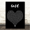 Britt Nicole Gold Black Heart Song Lyric Print