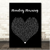 Adam Holmes Monday Morning Black Heart Song Lyric Print