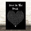 Adele Love In The Dark Black Heart Song Lyric Print