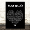 Christine and the Queens Saint Claude Black Heart Song Lyric Print