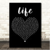 Desree Life Black Heart Song Lyric Print