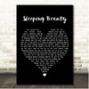 Dylan Scott Sleeping Beauty Black Heart Song Lyric Print