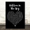 Stevie Wonder Ribbon In The Sky Black Heart Song Lyric Quote Print