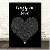 Eminem Crazy In Love Black Heart Song Lyric Print
