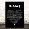 Erasure Drama! Black Heart Song Lyric Print
