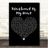 George Jones Blackboard Of My Heart Black Heart Song Lyric Print