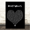 Glass Animals Heat Waves Black Heart Song Lyric Print