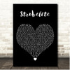 Gorillaz Strobelite Black Heart Song Lyric Print