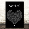 Imagine Dragons Wrecked Black Heart Song Lyric Print