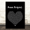 Counting Crows Anna Begins Black Heart Song Lyric Quote Print