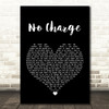 Tammy Wynette No Charge Black Heart Song Lyric Quote Print