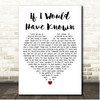 Kyle Hume If I Would Have Known White Heart Song Lyric Print