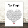 Maren Morris The Feels White Heart Song Lyric Print