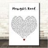 MARINA Mowglis Road White Heart Song Lyric Print